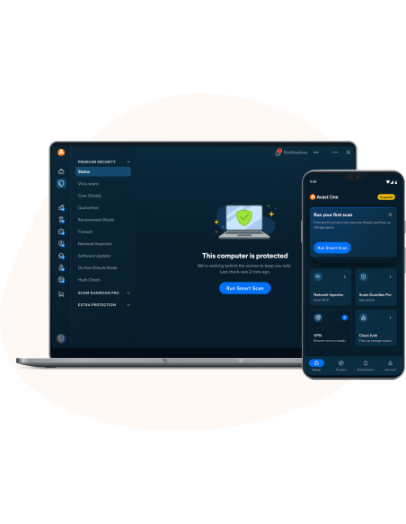 Avast Premium Security: estado, análisis de virus, Core Shields, Ransomware Shield y Firewall en Windows