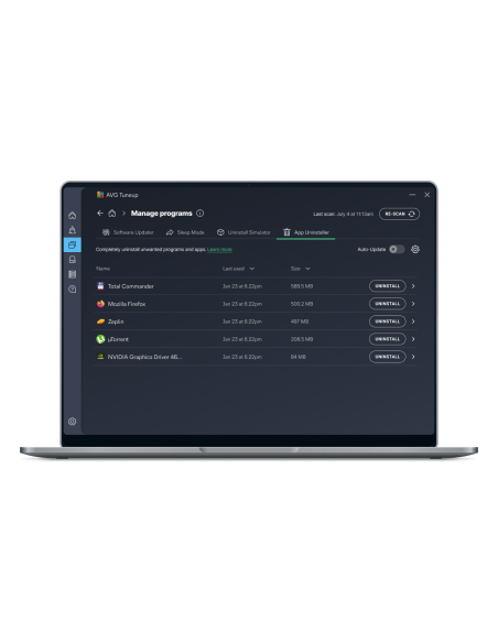 AVG TuneUp: App Uninstaller para quitar programas no deseados por completo