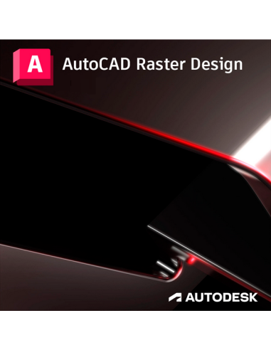 AutoCAD Raster Design 2025: suscripción anual, planos