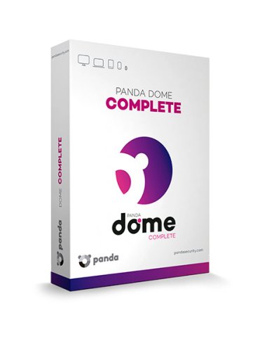 Panda Dome Complete: antivirus, claves y limpieza, 1 año