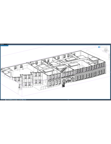 Vista 3D con gráficos acelerados y cuadro de sección en tiempo real en Revit 2027