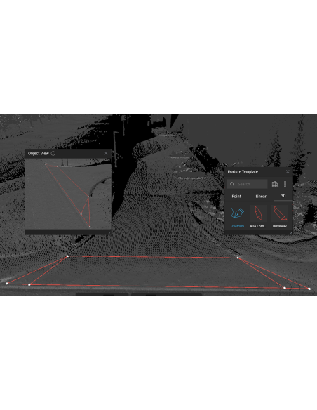 Extracción de un elemento 3D con la plantilla de elementos y la vista de objeto en ReCap Pro 2025
